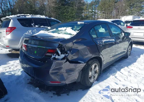 2015 Honda Civic Lx из США, поврежденный, VIN 2HGFB2F59FH509609